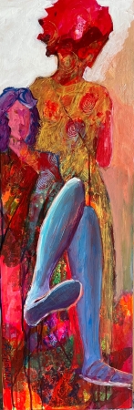 THAT THING ABOUT RED by artist dena wenmohs